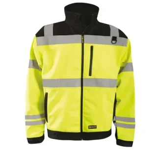 OccuNomix - Class 3, Three Season Soft Shell Jacket - Safety Green - LUX-M6JKT